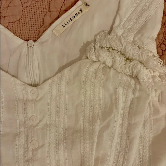 Ellison White Midi Dress - Picture 7 of 9